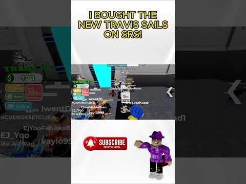 I BOUGHT THE NEW TRAVIS SAILS ON SRS! #roblox #shorts