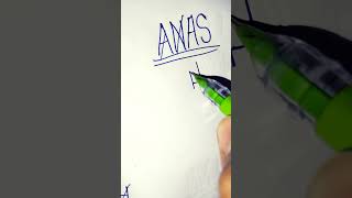 #art #logopack "ANAS" Logo 💯💯💯 short from design