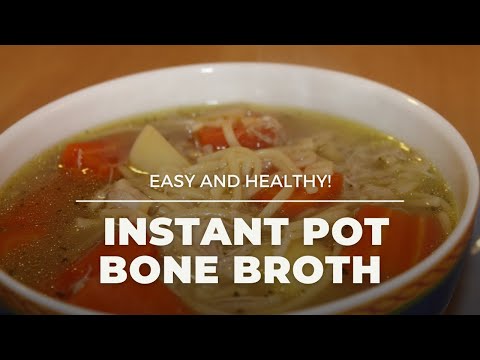 Bone Broth Recipe in instant pot | Fast bone broth! | #shorts