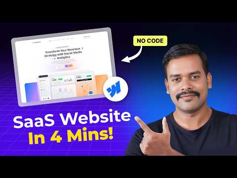 Launch Your SaaS Website FAST with Webflow (No Code!)