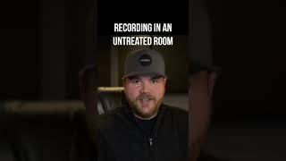 Recording vocals in an untreated space #shorts #vocals #microphone #singer #homerecording