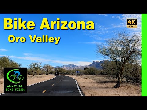 Sunny 30 Minute Virtual Bike Ride on the Tucson Loop | No lead rider | Relaxed pace
