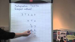 St Theresa's -  Long Multiplication Using Compact Method (TU x TU)