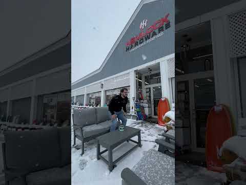 We aren’t lying when we say trex furniture can be used year round!