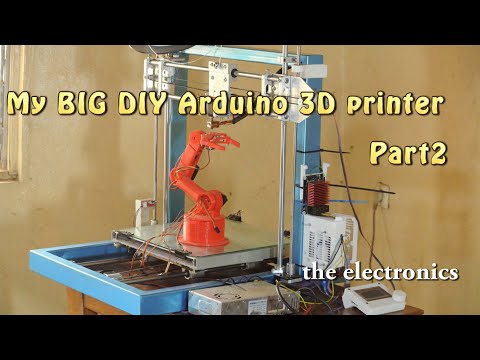 How to build a Big 3D printer with arduino Part2