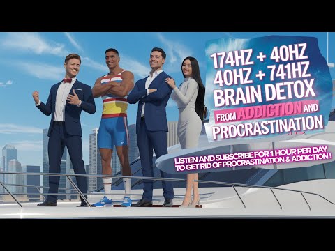 💪 "Break Free from Addiction | 174Hz + 741Hz Detox Music 🎶 | Full Body & Mind Healing for Success" 💪