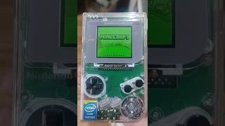 gameboy minecraft #minecraft #usethisaudio #shortvideo #retrogaming