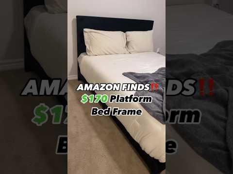 Putting My $170 Amazon Platform Bed Together‼️🙌🏽 #amazonfinds  #apartmenttherapy #smallspaces