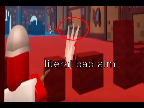 can a player with bad aim win? - Roblox bow wars