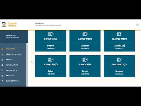 Genesis Mining My New Journey For Passive Income Bitcoin Dash Litecoin
