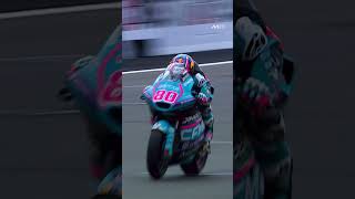 Primer podio de David Alonso en #Moto2