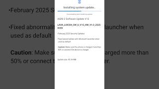 lava Agni 2 software update February month ka update 🙃
