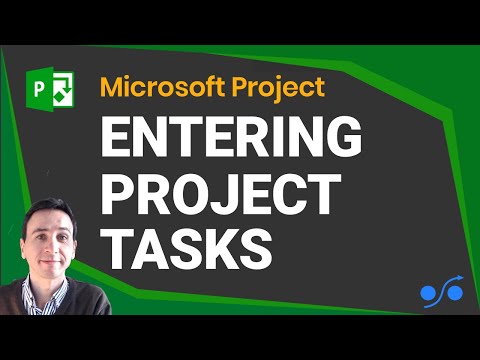 MS Project: Entering project tasks, linking tasks and some cool features