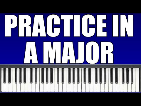 Keyboard Practice in A Major | Exploring Chords and Melodies