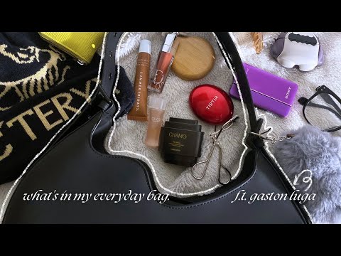 ۶ৎ what’s in my everyday bag [ft. GASTON LUGA] | with unboxing