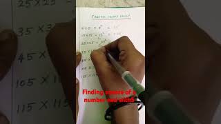 Finding square easily#shorts#mathtrick#solvemath@voicelight9974