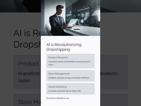 Smart Dropshipping: AI Tools to Supercharge Your E-Commerce Side Hustle