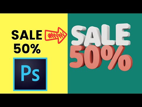 3D Text effect in Photoshop in  Photoshop