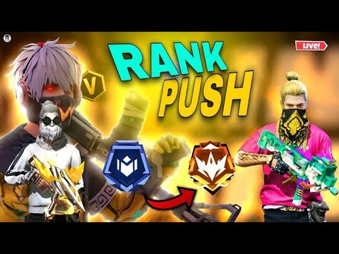 🔴 Free Fire is live! | Rank Push 💪