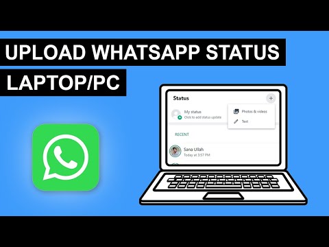 How To Upload Status From WhatsApp Web In LAPTOP/PC/MAC - Easy Guide (2024)