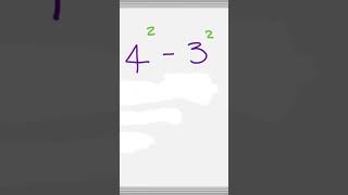 Learn how to subtract same bases with different exponents #mathshorts #math #shorts #exponents