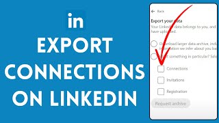 How To Export Connections From LinkedIn (2024) | Download LinkedIn Contacts/Connections