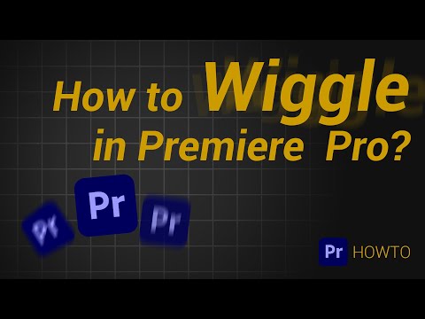 How to WIGGLE in Premiere Pro? // 2 Ways to wiggle text and clips with free downloads.