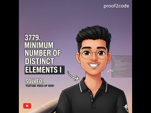 LeetCode 3779 Explained | Minimum Operations for Distinct Elements | Biweekly 172