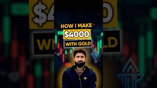 How I make $4000 with GOLD Trade #GoldRush #TradingTips #FinancialFreedom #InvestSmart #GoldStrategy