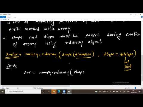 Python| Unit-01 & 02 | Lecture-13 | ndarray | By Devendra Sir | IICS COLLEGE |