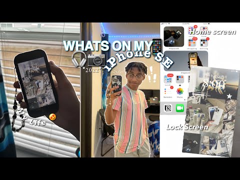 WHATS ON MY IPHONE SE!!📱🧸 (apps I use + wallpaper)