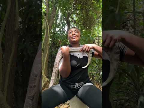 Am no longer scared of snakes …filming this for lizzygold tv on YouTube