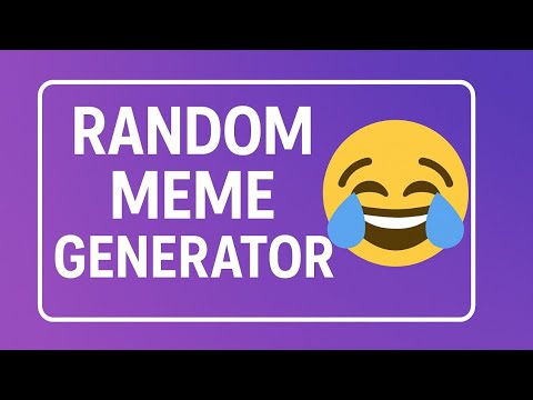 🧠🚀 Random Meme Generator Using React & Tailwind (Super Fun Project)