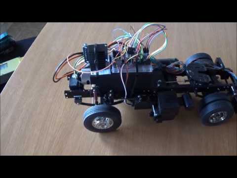 DIY Transceiver prototype RC Truck, First test run