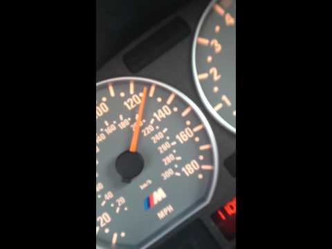 BMW M3 doing 160 MPH