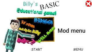 Billy basics Education Game Pre release 1 V1.4.3 Mod menu android port (Baldi basics mod)