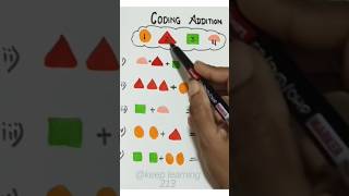Coding addition worksheet for kids #keeplearning#trending #worksheet#education #codingforbeginners
