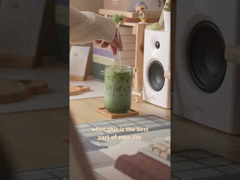 The best part of my day 🍵 #matcha #cozy #matchalatte