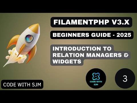 Filament PHP Tutorial for Beginners | Intro to relationship manager & widgets | #3