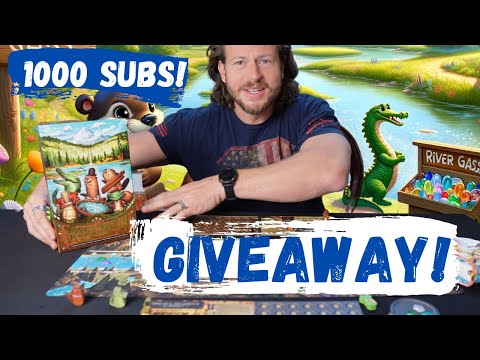 🎉 1000 Subscriber Board Game Giveaway! | Win River Valley Glassworks + Future Giveaway Reveal!