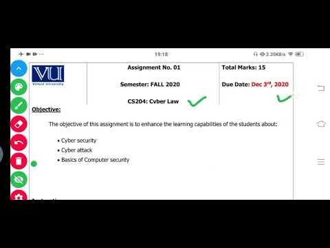 #solutionassignment #cs204 #cyberlaw #spring2020   solution assignment Cs204 vu spring 2020