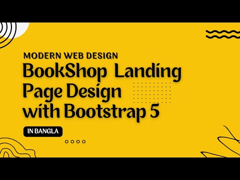 Bookshop Landing Page Design with Bootstrap 5 | Part 02