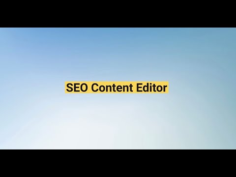 SEO Content Editor