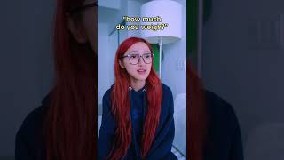 How much do you weigh?? 🤔... #shorts #bodyimage #bodyconfidence