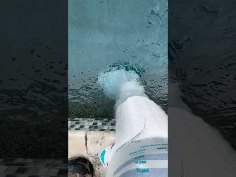 Adding Salt 🧂 #shorts  #poolcleaning #satisfying