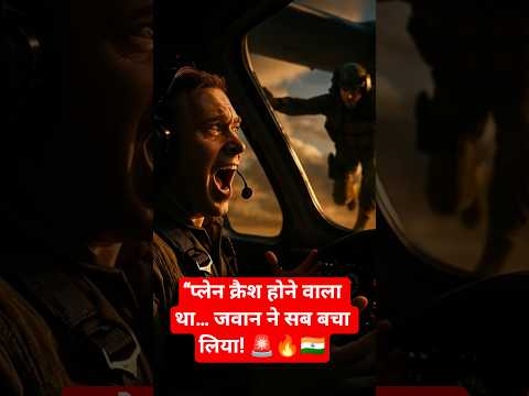 Soldier’s Insane Jump to Save the Plane🔥😭#army  #ai #shorts