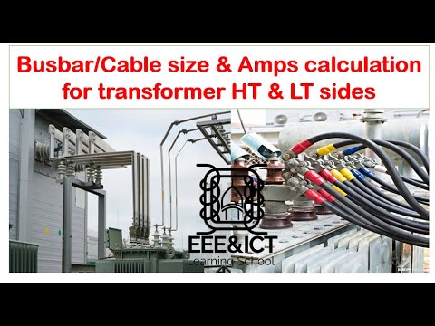 Cable / Busbar size calculation for Transformer - ট্রান্সফরমারের ক্যাবল/বাসবার সাইজ ক্যালকুলেশন