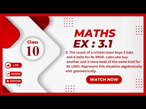 Class 10 maths | Ex–3.1 | Q2 | Pair Of Linear Equation In Two Variable #mdirshadmaths #ch3 #class10