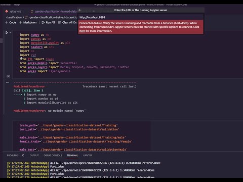 [Solved] Forbidden 403 GET /api/kernelspecs VSCode JupyterNotebook
