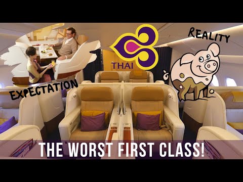 THE WORST FIRST CLASS! Thai Airways A380, Osaka - Bangkok